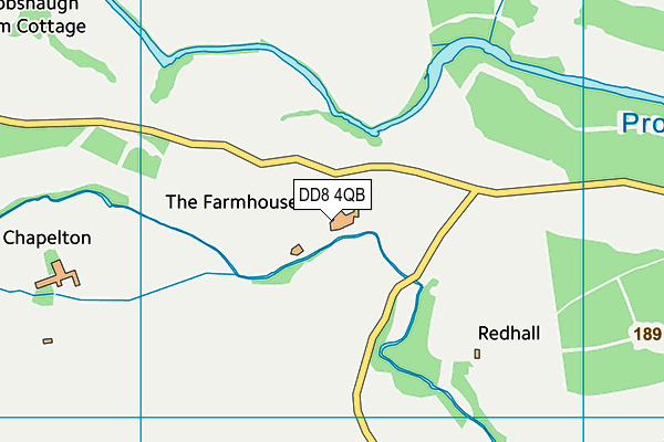 DD8 4QB map - OS VectorMap District (Ordnance Survey)