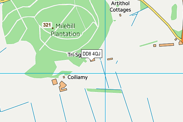 DD8 4QJ map - OS VectorMap District (Ordnance Survey)