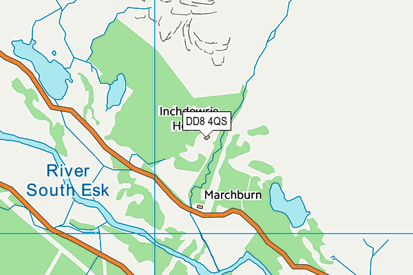 DD8 4QS map - OS VectorMap District (Ordnance Survey)