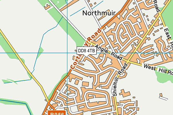DD8 4TB map - OS VectorMap District (Ordnance Survey)