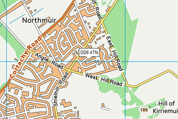 DD8 4TN map - OS VectorMap District (Ordnance Survey)