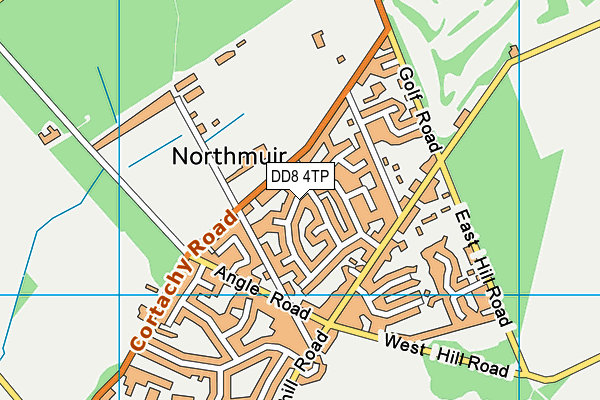 DD8 4TP map - OS VectorMap District (Ordnance Survey)