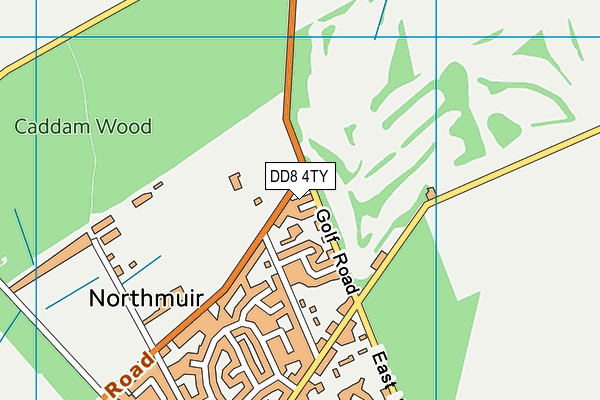 DD8 4TY map - OS VectorMap District (Ordnance Survey)