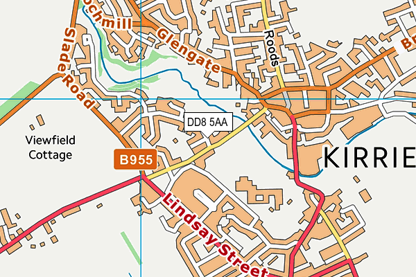 DD8 5AA map - OS VectorMap District (Ordnance Survey)