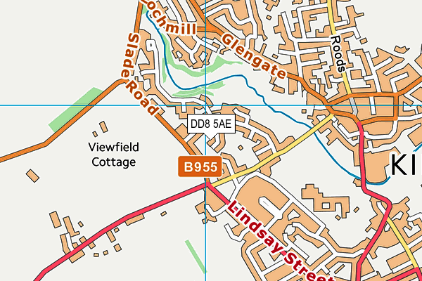 DD8 5AE map - OS VectorMap District (Ordnance Survey)