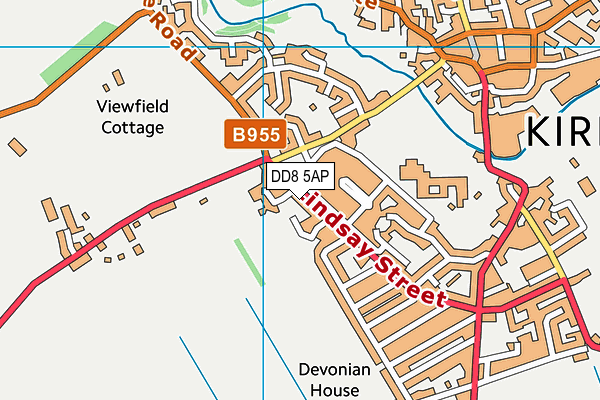 DD8 5AP map - OS VectorMap District (Ordnance Survey)