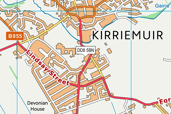DD8 5BN map - OS VectorMap District (Ordnance Survey)