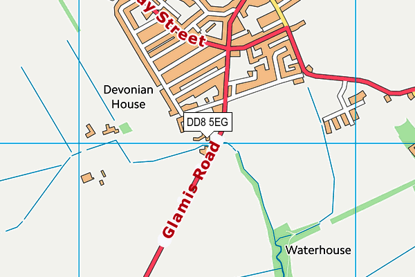DD8 5EG map - OS VectorMap District (Ordnance Survey)