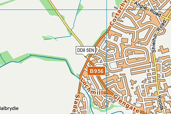 DD8 5EN map - OS VectorMap District (Ordnance Survey)
