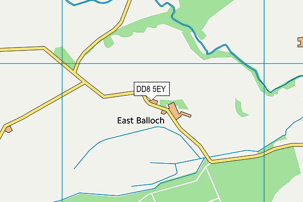DD8 5EY map - OS VectorMap District (Ordnance Survey)
