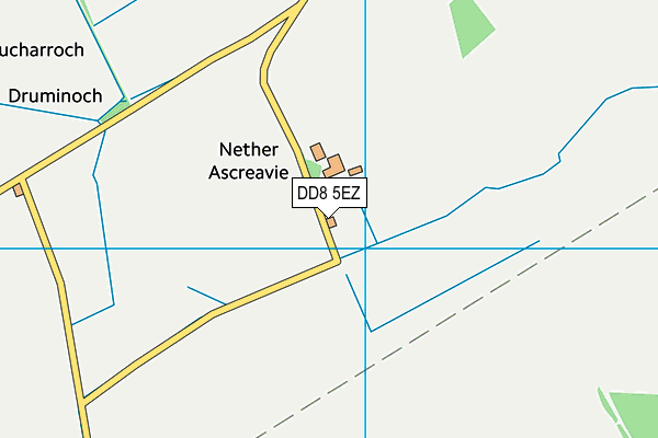 DD8 5EZ map - OS VectorMap District (Ordnance Survey)