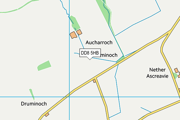 DD8 5HB map - OS VectorMap District (Ordnance Survey)