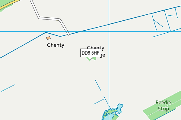 DD8 5HF map - OS VectorMap District (Ordnance Survey)