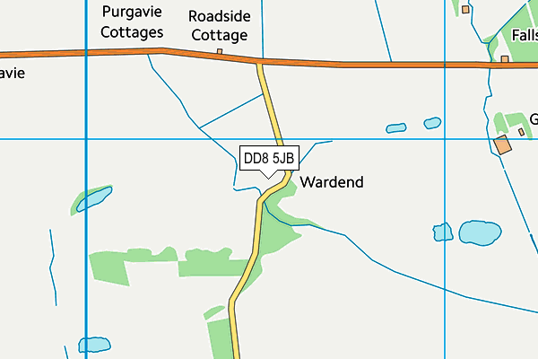 DD8 5JB map - OS VectorMap District (Ordnance Survey)