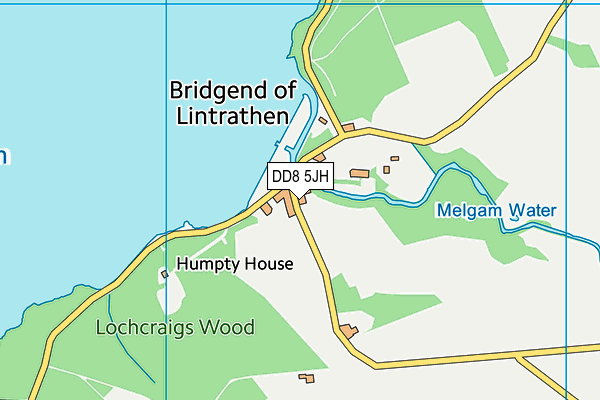 DD8 5JH map - OS VectorMap District (Ordnance Survey)