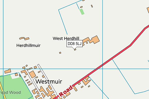 DD8 5LJ map - OS VectorMap District (Ordnance Survey)