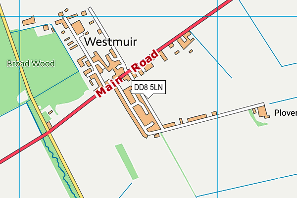DD8 5LN map - OS VectorMap District (Ordnance Survey)