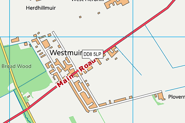DD8 5LP map - OS VectorMap District (Ordnance Survey)
