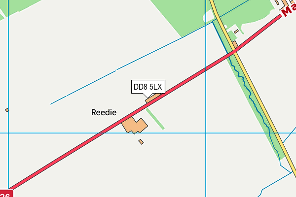 DD8 5LX map - OS VectorMap District (Ordnance Survey)