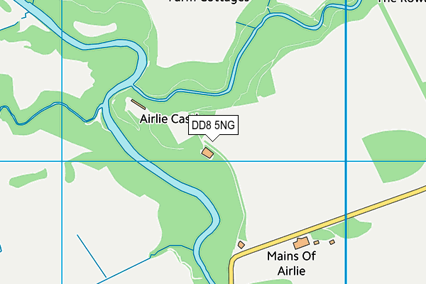 DD8 5NG map - OS VectorMap District (Ordnance Survey)