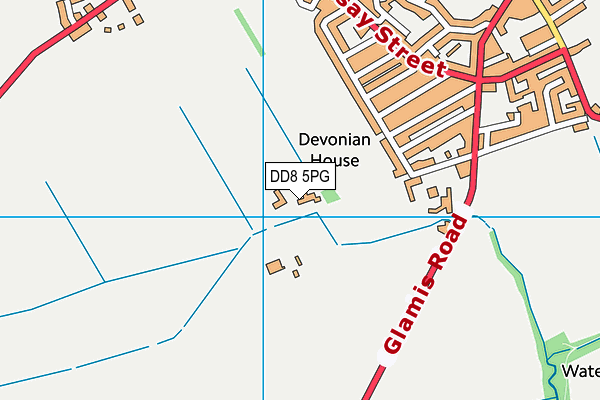 DD8 5PG map - OS VectorMap District (Ordnance Survey)