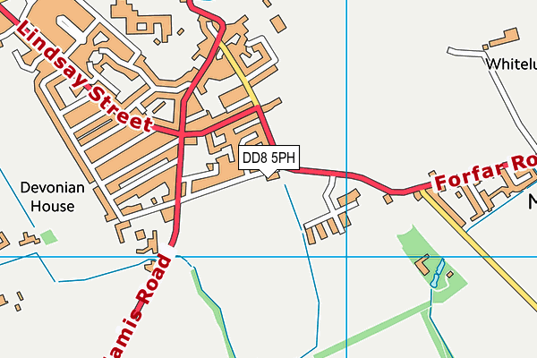 DD8 5PH map - OS VectorMap District (Ordnance Survey)
