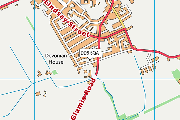DD8 5QA map - OS VectorMap District (Ordnance Survey)