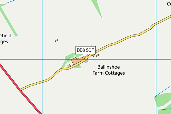 DD8 5QF map - OS VectorMap District (Ordnance Survey)