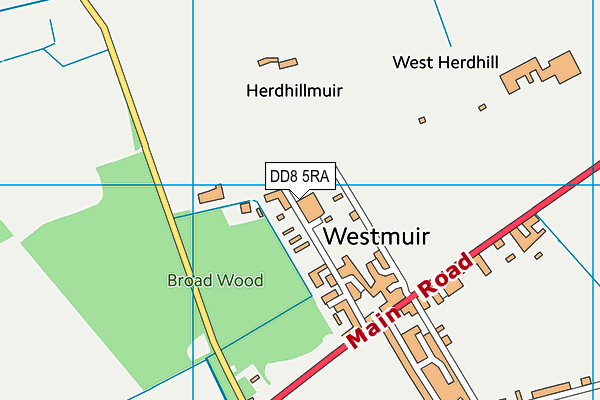 DD8 5RA map - OS VectorMap District (Ordnance Survey)