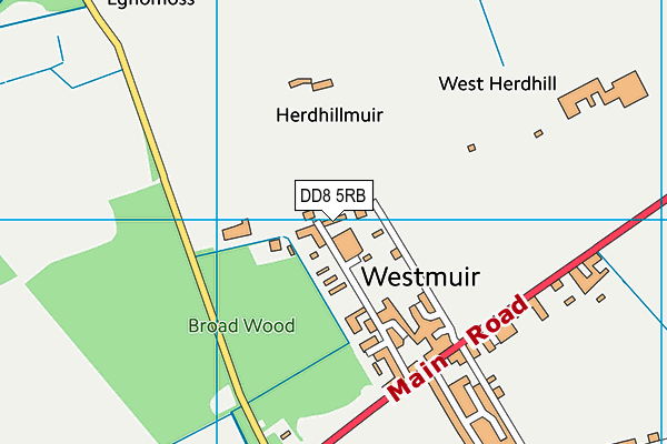 DD8 5RB map - OS VectorMap District (Ordnance Survey)