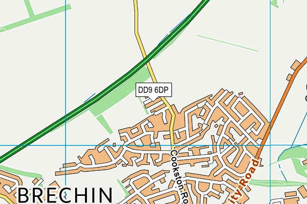 DD9 6DP map - OS VectorMap District (Ordnance Survey)