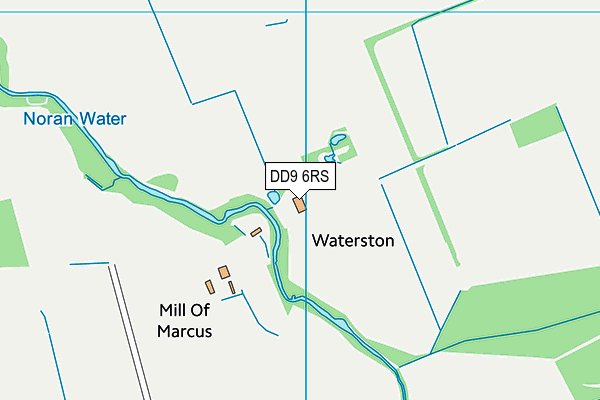 DD9 6RS map - OS VectorMap District (Ordnance Survey)