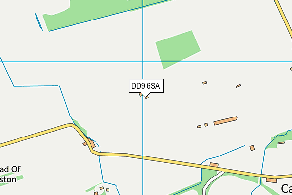 DD9 6SA map - OS VectorMap District (Ordnance Survey)