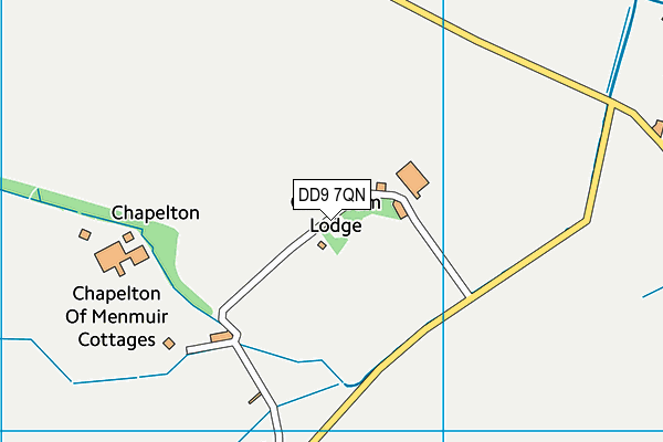 DD9 7QN map - OS VectorMap District (Ordnance Survey)