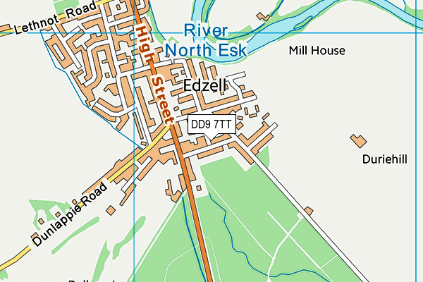 DD9 7TT map - OS VectorMap District (Ordnance Survey)