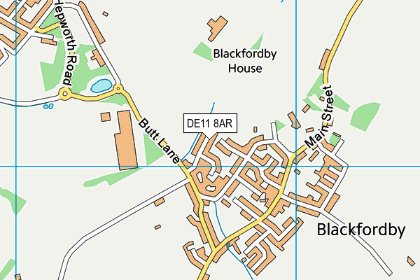 Map of KENNERLEY SERVICES LTD at district scale