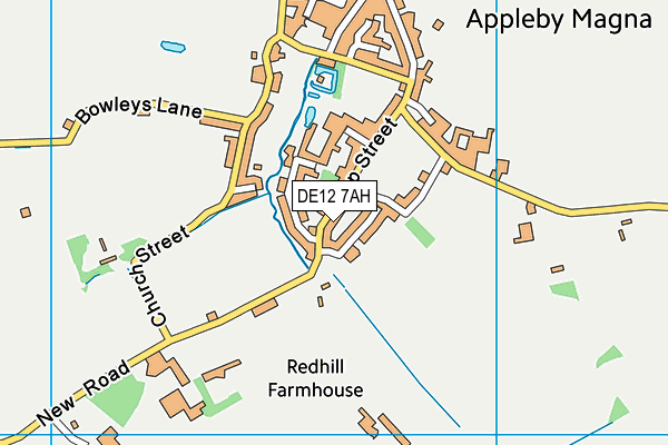 Sir John Moore Church of England Primary School map (DE12 7AH) - OS VectorMap District (Ordnance Survey)
