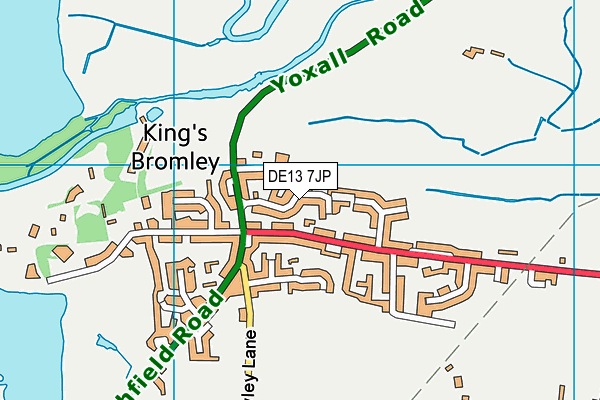 Map of FARRINGTON AND KIND LTD at district scale