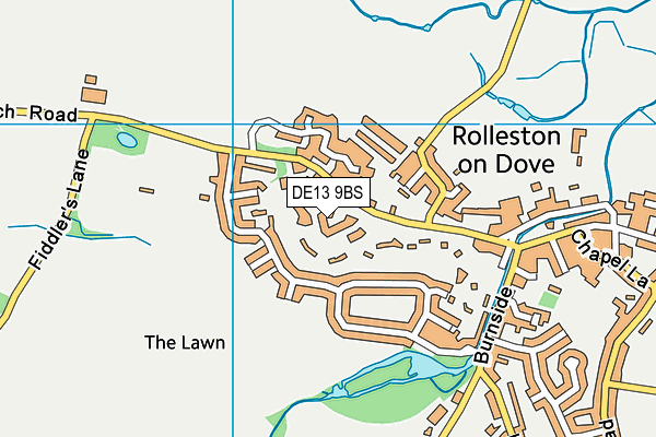 Map of ROLLESTON PLANT HIRE LIMITED at district scale