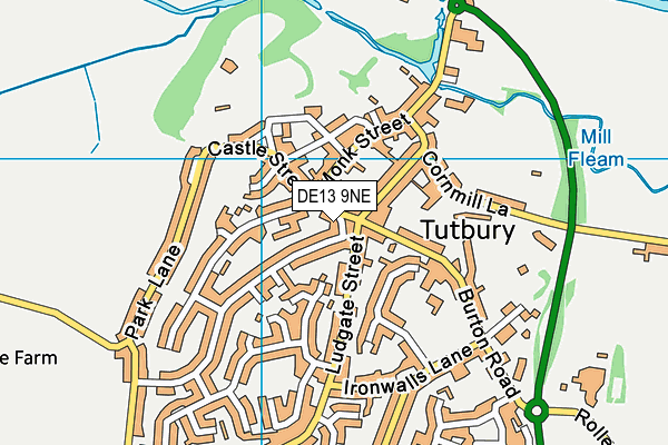 Map of KITT PROPERTIES LIMITED at district scale