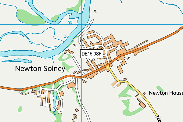 Newton Solney CofE (Aided) Infant School map (DE15 0SF) - OS VectorMap District (Ordnance Survey)
