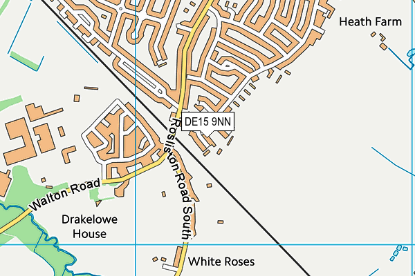 Stapenhill Football Club (Maple Grove) map (DE15 9NN) - OS VectorMap District (Ordnance Survey)