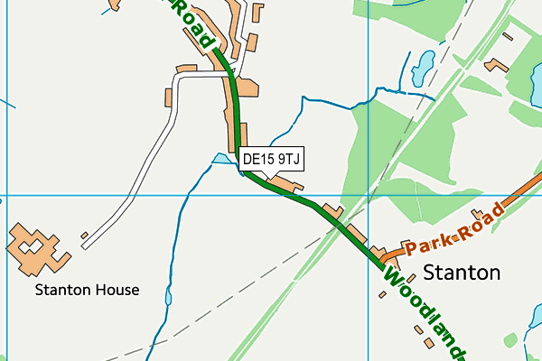Stanton Primary School map (DE15 9TJ) - OS VectorMap District (Ordnance Survey)