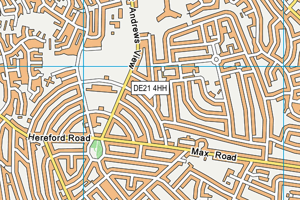 DE21 4HH map - OS VectorMap District (Ordnance Survey)