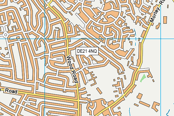 DE21 4NQ map - OS VectorMap District (Ordnance Survey)