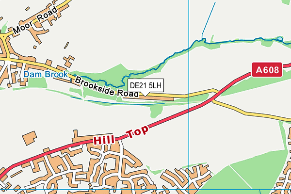 DE21 5LH map - OS VectorMap District (Ordnance Survey)