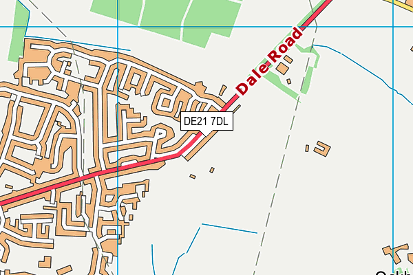 Dale Road Park map (DE21 7DL) - OS VectorMap District (Ordnance Survey)