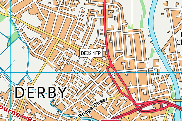 Emmanuel School (Derby) Limited map (DE22 1FP) - OS VectorMap District (Ordnance Survey)