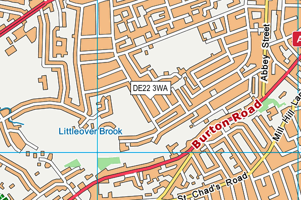 Firs Primary School map (DE22 3WA) - OS VectorMap District (Ordnance Survey)