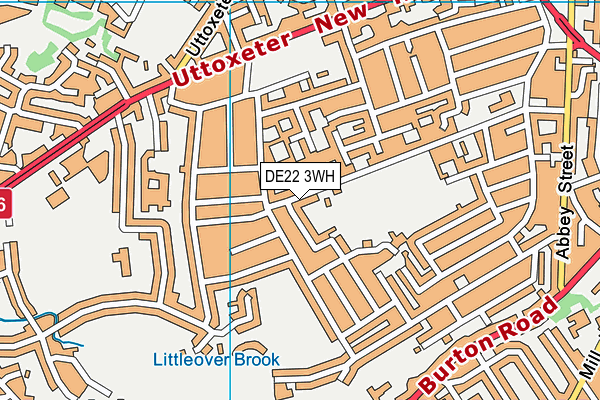 Stockbrook Park map (DE22 3WH) - OS VectorMap District (Ordnance Survey)